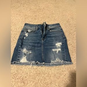 American Eagle mini jean skirt